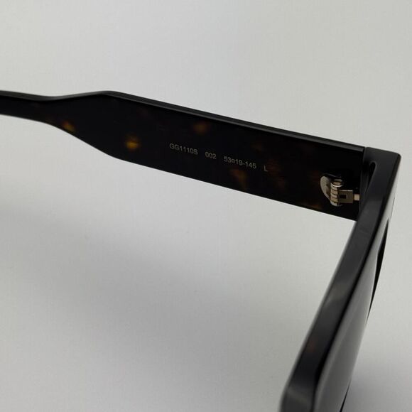 NEW Gucci Sunglasses GG1110S 002 Dark Havana / Green Unisex Authentic main image 4